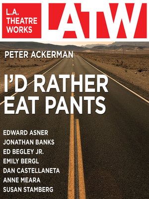 cover image of I'd Rather Eat Pants